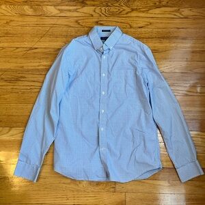 Banana Republic Blue Gingham Button Down